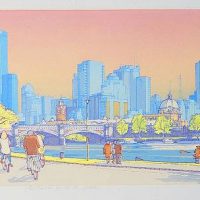 Bill Walls - Melbourne Across the Yarra