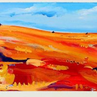 Julie Donald - Bare Hill Near Adelaide